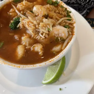 Shrimp soup