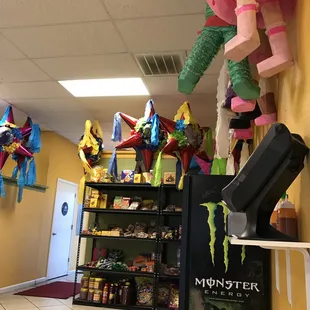 They sell piñatas