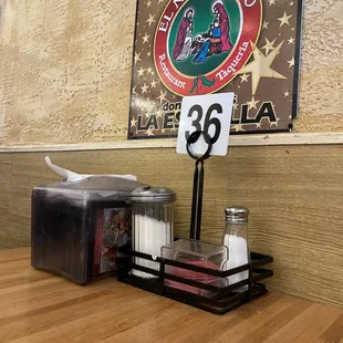 Sitting at the table