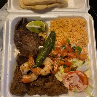 Carne Asada plate
