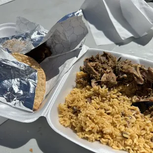 Arroz con Gandules y Pernil