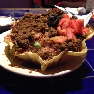 Taco salad was yummy!