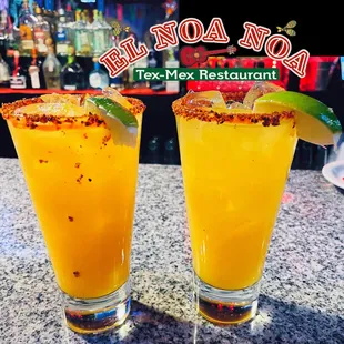 Mango Margaritas with Tajin