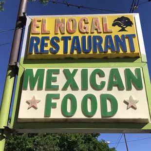 mexican food sign
