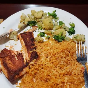 What was left after finding edible portions.