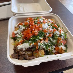 Carne asada tots