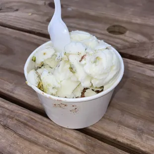 Pistachio and horchata