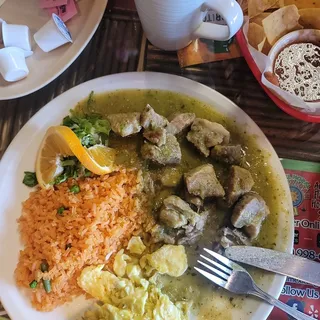 Chile Verde Plate
