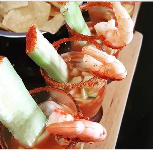 Must try the oyster shots! Tequila + Oyster = Yum O