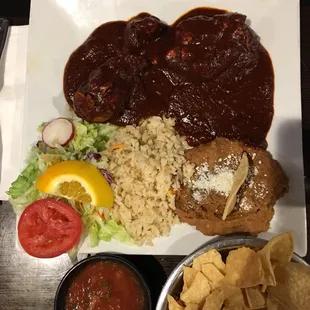 Chicken mole. My wife&apos;s favorite...