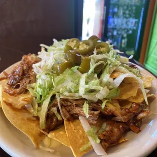 BBQ Pork Nachos