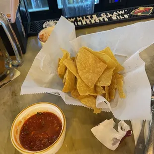 Chips and best salsa!