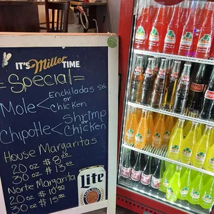 Be sure to check out the board for the specials!