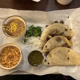 Taco de carne azada
