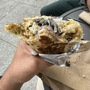 Breakfast Burrito with Potato