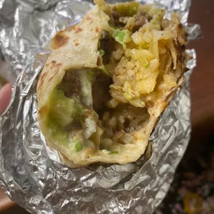 Yum!!!  Super Burrito (carne asada)