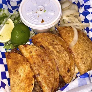 Birria Tacos with Consomé.