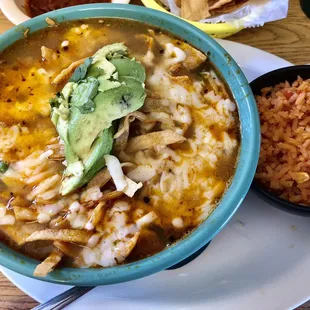 Chicken tortilla soup