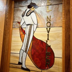 Artwork in restaurant