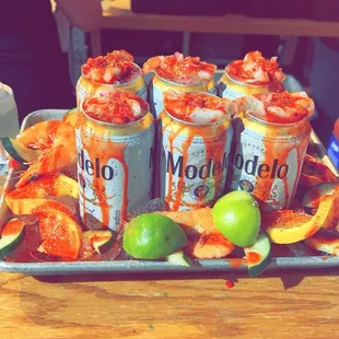 Ceviche with Modelo