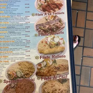 ramen and noodles, menu