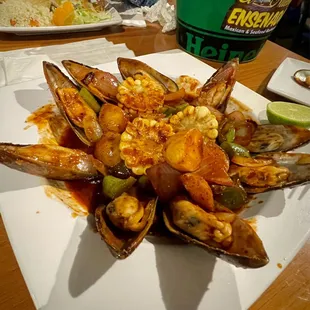 paella, food