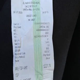 $227 for the parrillada grande de mariscos and campesina grande