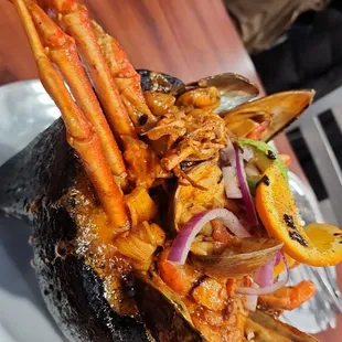 paella, food