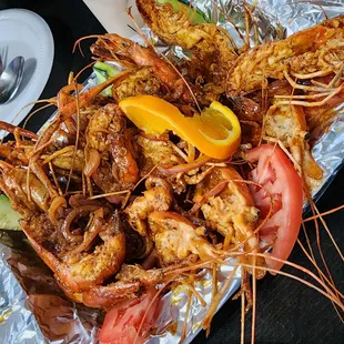 What we came for: Langostinos!