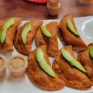 The shrimp empanadas