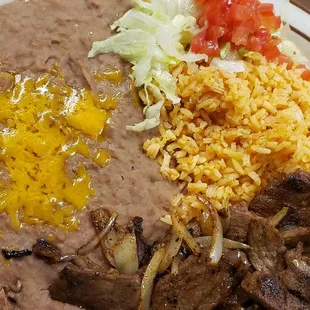Carna asada dinner