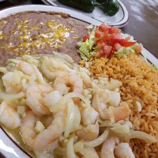 Camarones al ajo