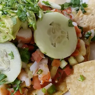 Tostada de camaron