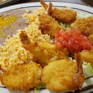 Camarones empanizados