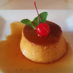 Free Flan with Yelp check in.