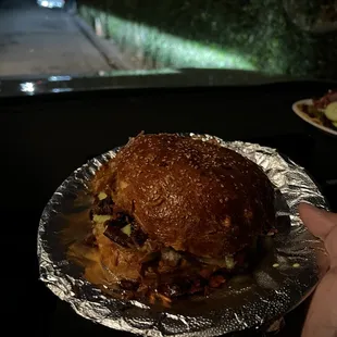 Carne asada and Chorizo Semita