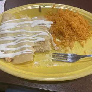  plate of mexican food