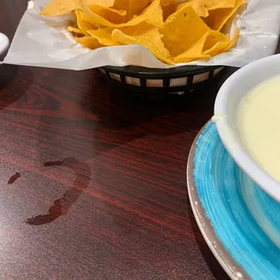  bowl of nachos and a plate of chips