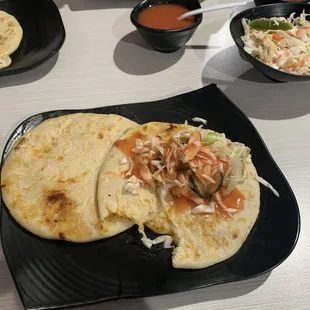 The pupusas are delicious. Highly recommend coming to this place.