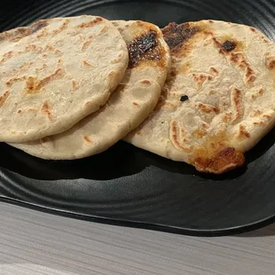 Dry pupusas