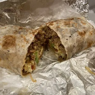 Al pastor burrito was very tasty!