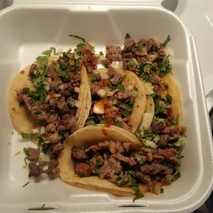 Mmm, carne asada tacos :)