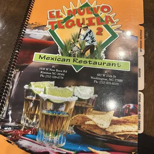 the menu