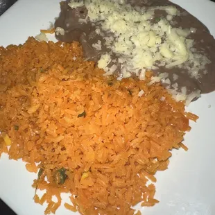 Beans and double rice