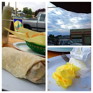 outside, burritos and wraps