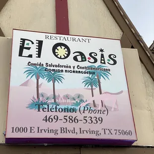 the front of the restaurant