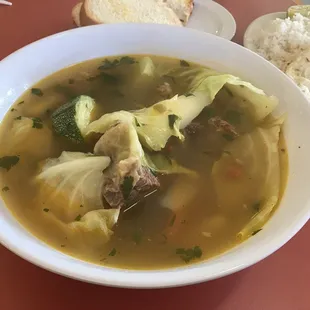 Sopa de Res (beef soup)