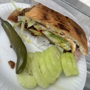 Torta  Pepinos  Chile toreado