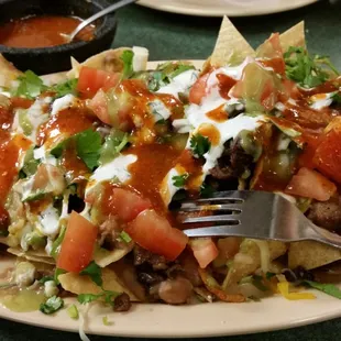 Nachos de asada