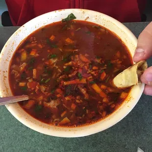 Birria is bomb it is a little spicy but the meat is delicious love the juice
